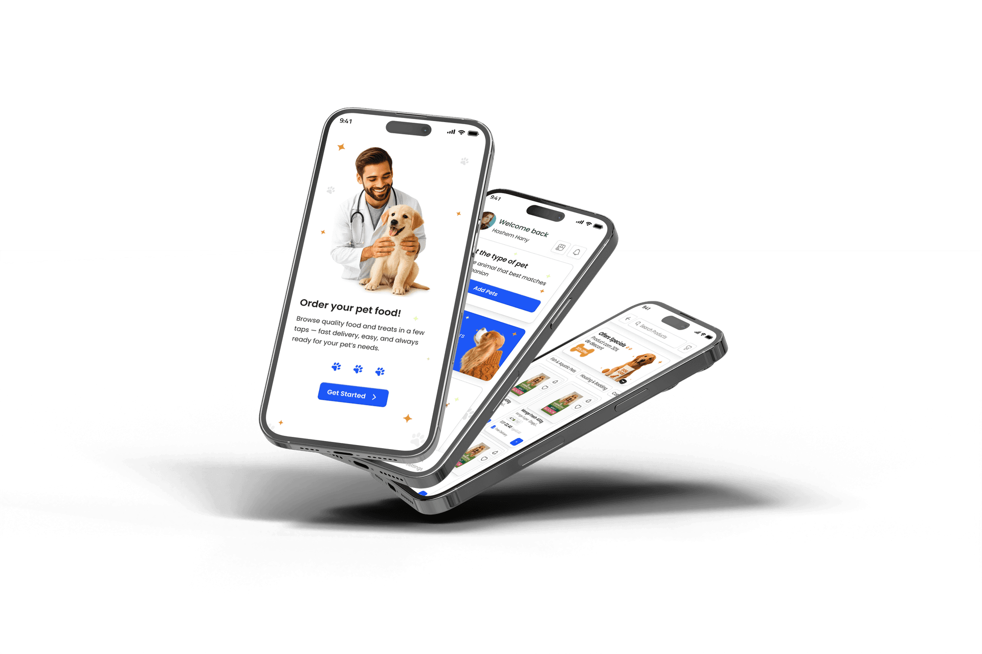 Vet Care App Screen